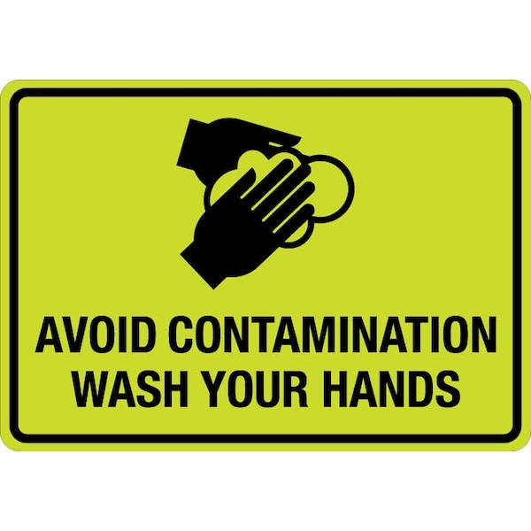 Lyle Stop Not A Wash Area Shop Use Only, 10 in x 7 in, Hivis Reflective Decal, LCUV-0171ST-RD_10x7 LCUV-0173ST-RD_10x7 - main